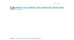 Desktop Screenshot of medical-in.de
